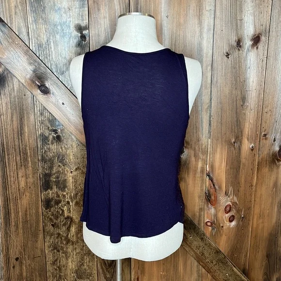 Deep Purple Sequin Tank - Picture 4 of 6